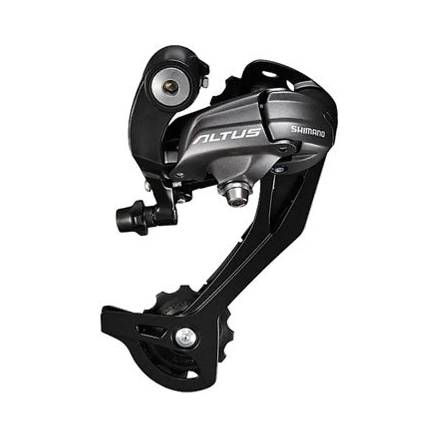 Shimano Altus RD-M370-SGS Rear Derailleur - 9 Speed, Long Cage, Black (Bicycle Derailleurs) – studio product photo
