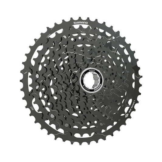 Shimano CUES CS-LG400-11 Cassette - 11-Speed, 11-45t, LINKGLIDE, Black (Bicycle Cassettes & Freewheels) – studio photo