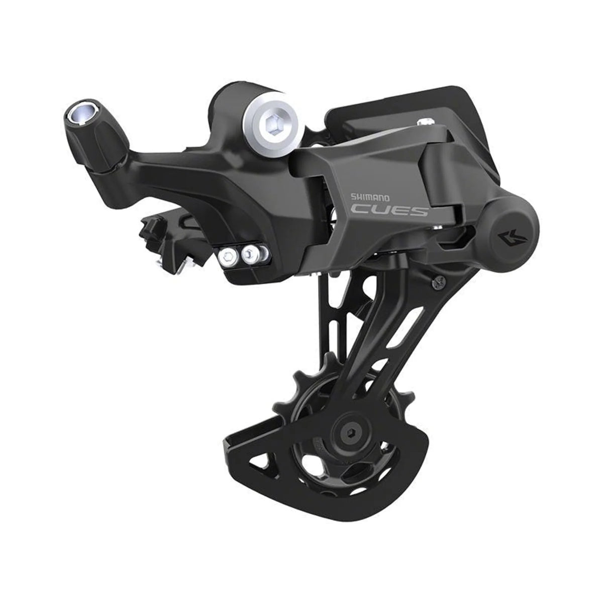 Shimano CUES RD-U4000-GS Rear Derailleur - 9-Speed, Shadow Design, Direct Attach, Medium Cage, Black – Shimano CUES RD-U4000-GS Rear Derailleur - 9-Speed, Shadow Design, Direct Attach, Medium Cage, Black (Bicycle Derailleurs)
