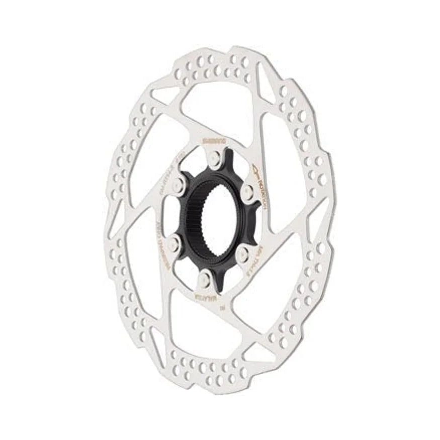 Shimano Deore SM-RT54-S Disc Brake Rotor - 160mm, Center Lock, For Resin Pads Only, Silver (Bicycle Brake Rotors) – front