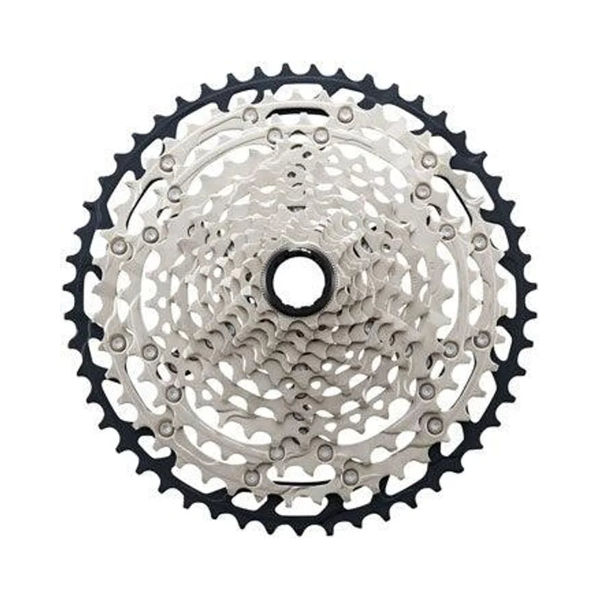 Shimano SLX CS-M7100 Cassette - 12-Speed, 10-51t, Silver/Black, Micro Spline (Bicycle Cassettes & Freewheels) – studio