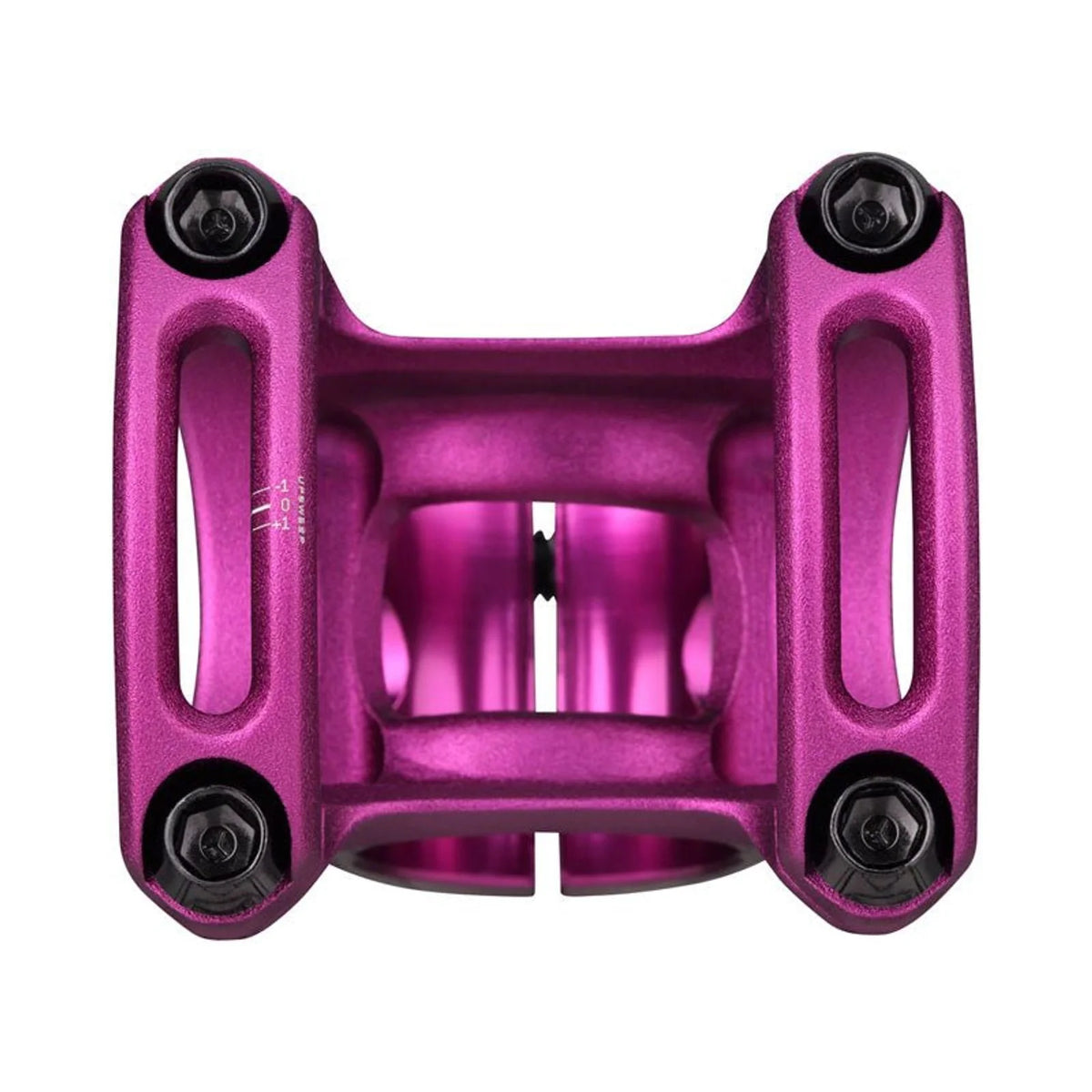 Spank SPLIT 35 Stem - 40mm, 35mm Clamp, 0 Degree, 1-1/8", Purple (Bicycle Stems) – studio photo