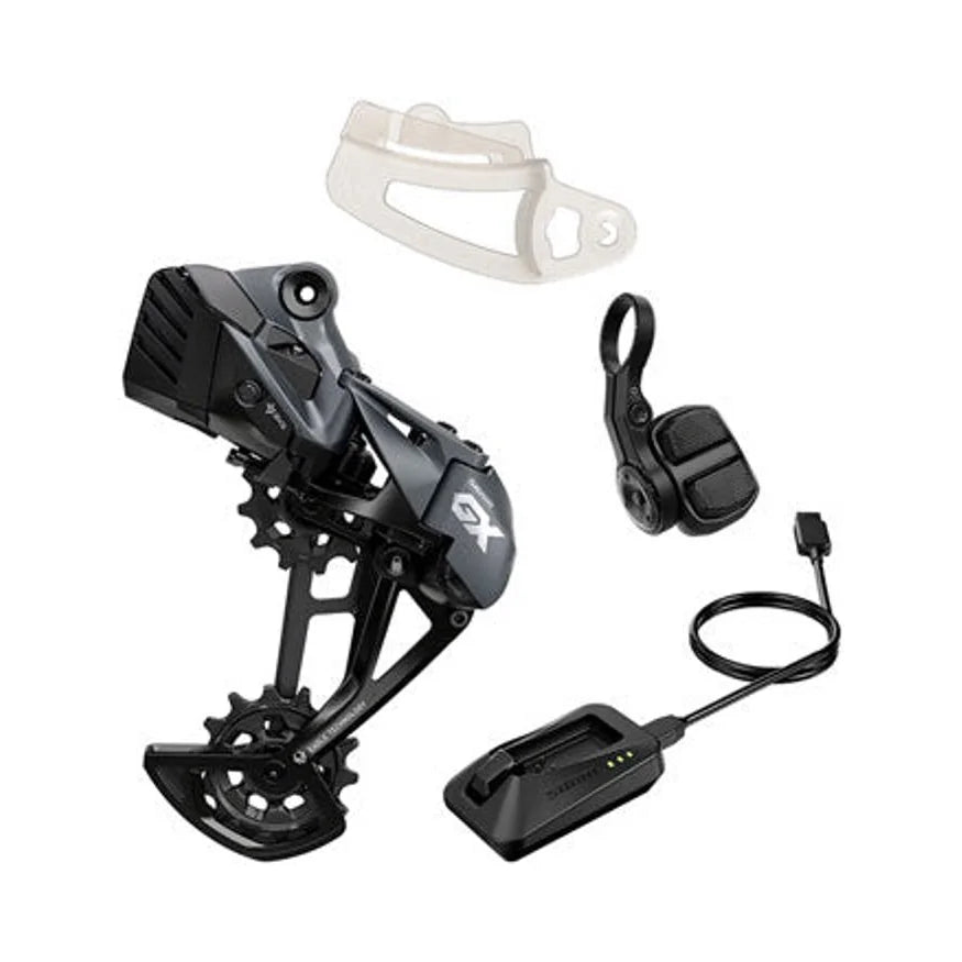 SRAM GX Eagle AXS Upgrade Kit - Compatible with any SRAM Eagle Ecosystem Cassettes and Crank Arms, Black, A1 – SRAM GX Eagle AXS Upgrade Kit - Compatible with any SRAM Eagle Ecosystem Cassettes and Crank Arms, Black, A1 (Bicycle