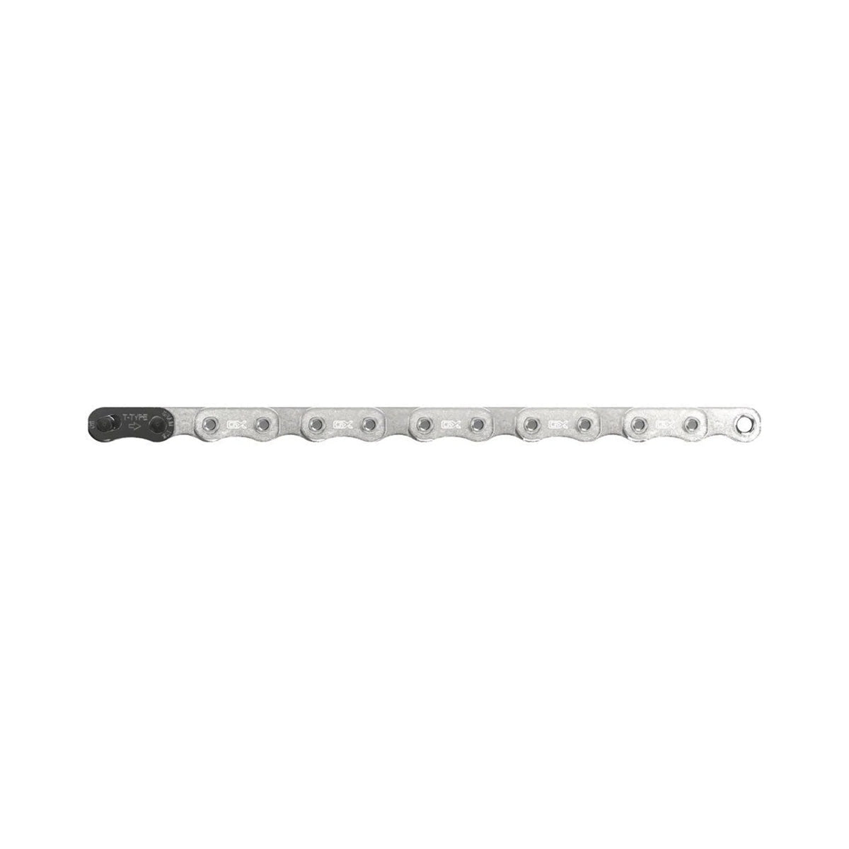 SRAM GX Eagle T-Type Flattop Chain - 12-Speed, 126 Links, Hollow Pin, Includes PowerLock Connector, Silver – SRAM GX Eagle T-Type Flattop Chain - 12-Speed, 126 Links, Hollow Pin, Includes PowerLock Connector, Silver (Bicycle Chains)