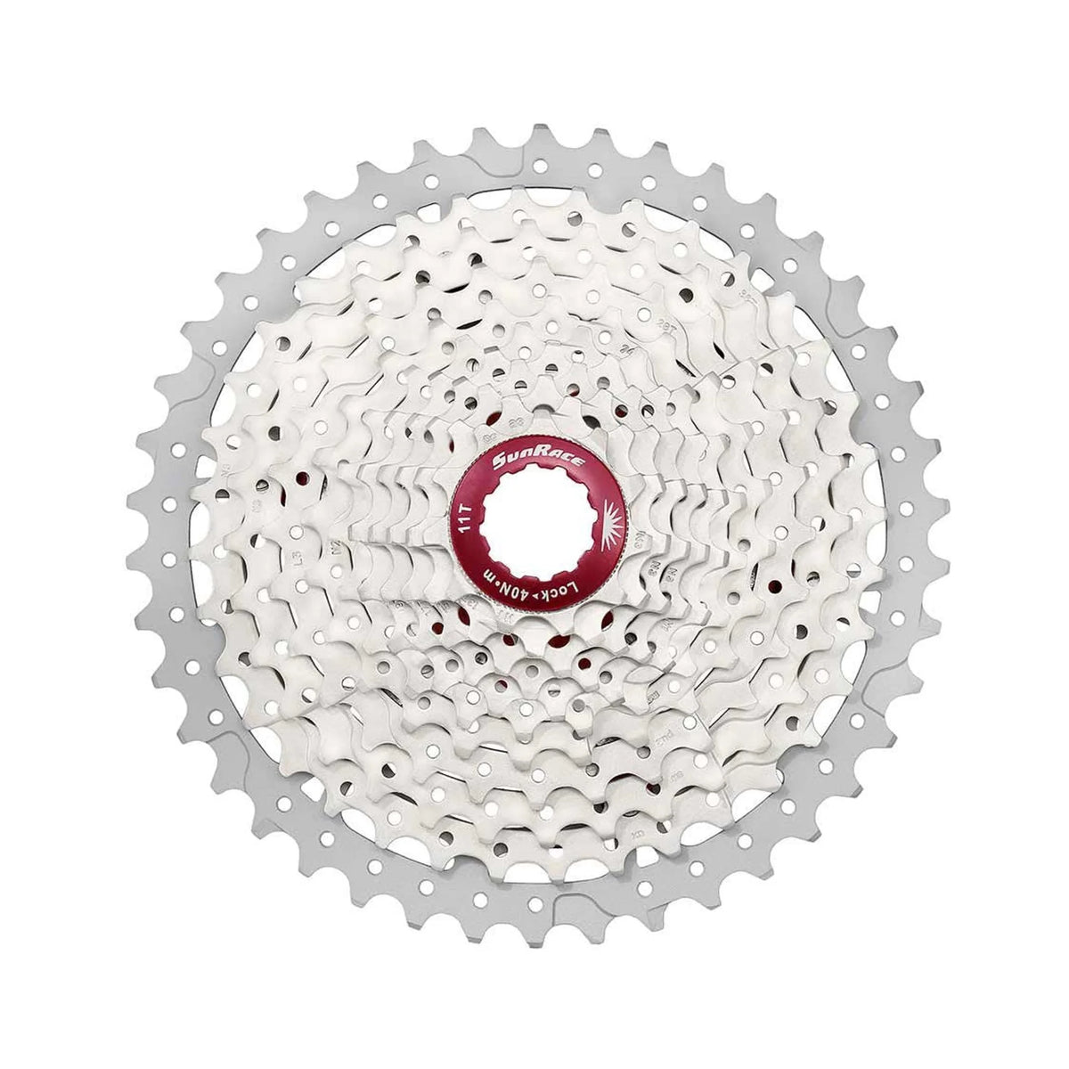 Sun Race, CSMX8, 11sp. Cassette, 11-42T (Bicycle Cassettes & Freewheels) – studio product photo