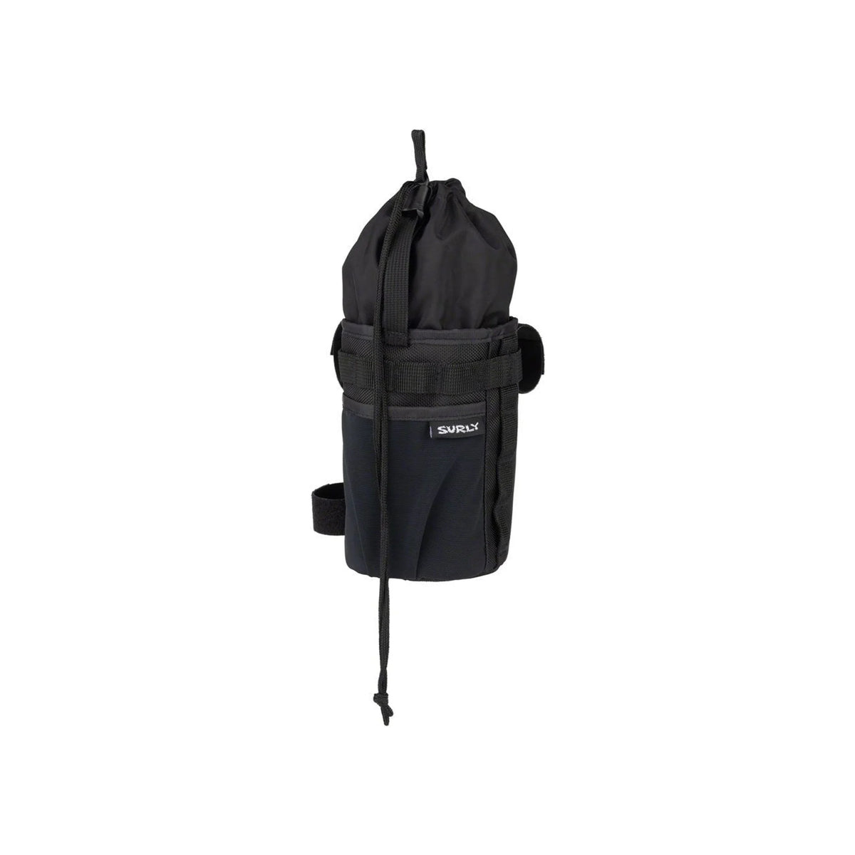 Surly Dugout Feedbag - Black (Bicycle Bags & Panniers) – detail angle