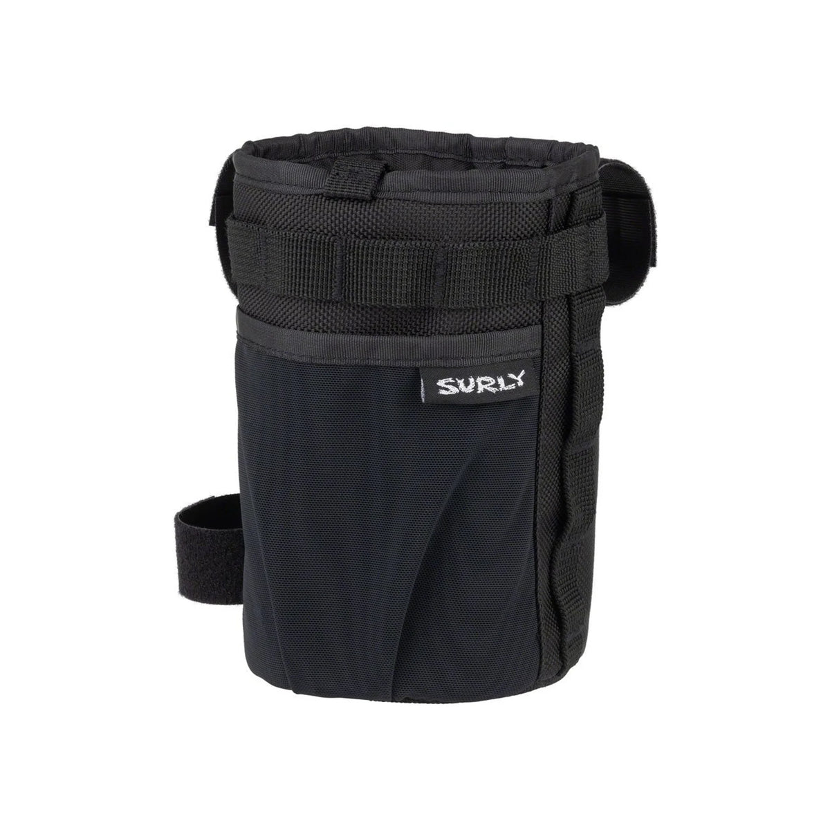 Surly Dugout Feedbag - Black (Bicycle Bags & Panniers) – close-up detail