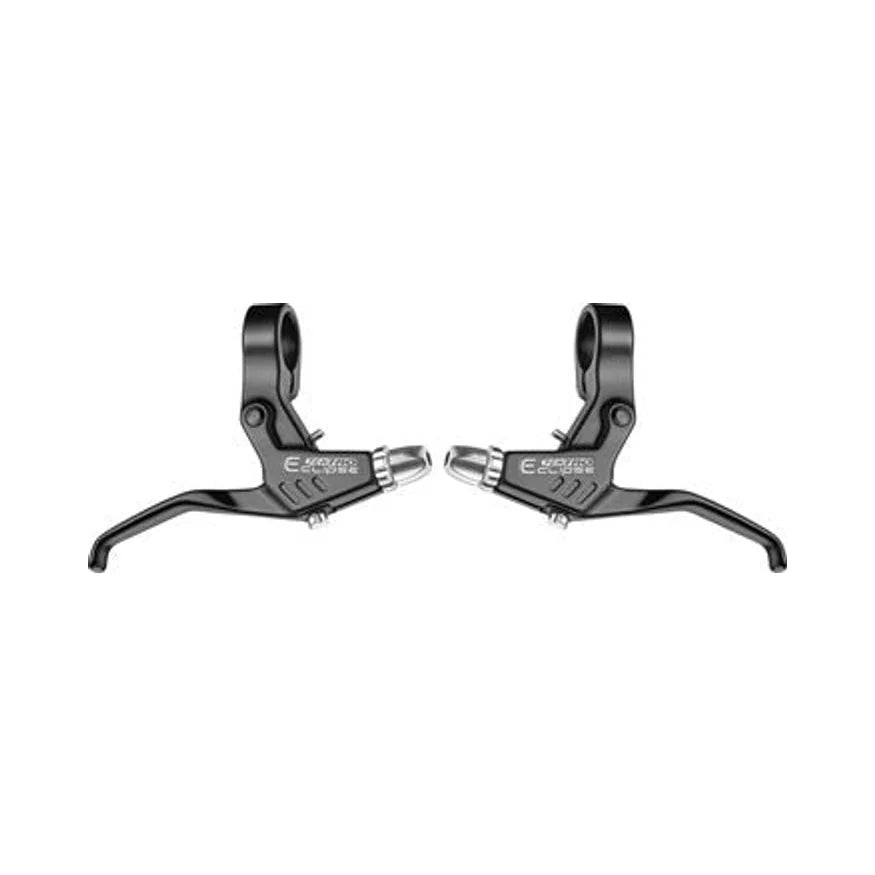 Tektro MT2.1 Eclipse Linear Pull/Cantilever Brake Lever Set, Black (Bicycle Brake Levers) – studio product photo