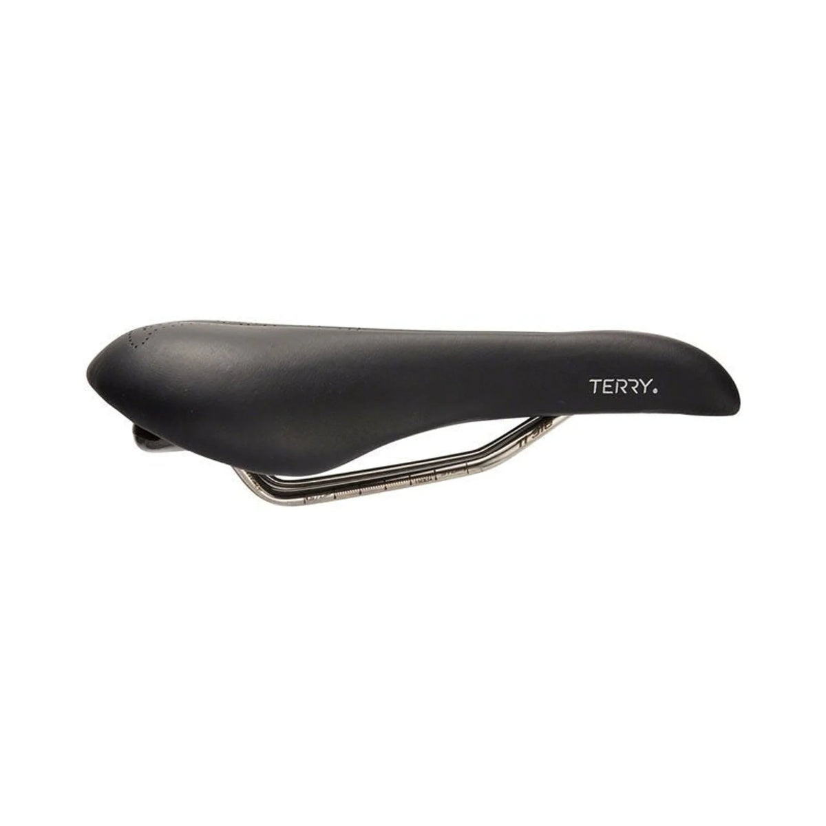 Terry Butterfly Ti Gel+ Saddle - Titanium, Black, Women's (Bicycle Saddles) – showcase image
