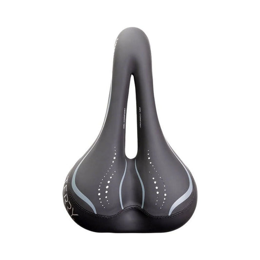 Terry Liberator X Gel Saddle - Steel, Black, Women's, Italia (Bicycle Saddles) – detail angle