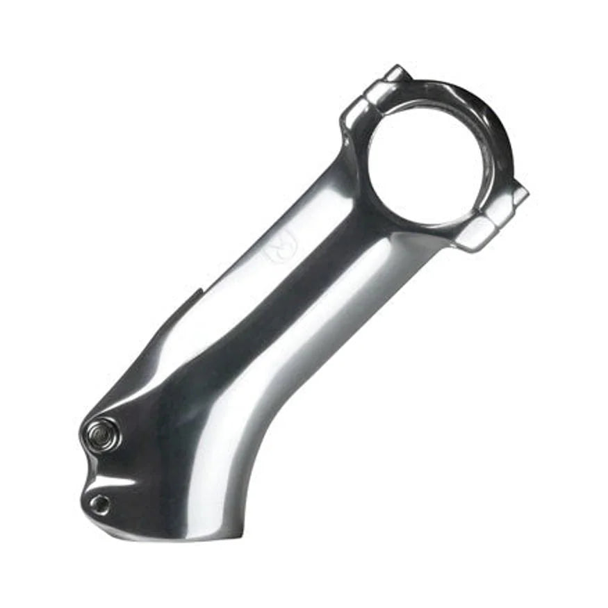 Velo Orange Happy Stem - 31.8mm Clamp, 90mm, Polished (Bicycle Stems) – front profile