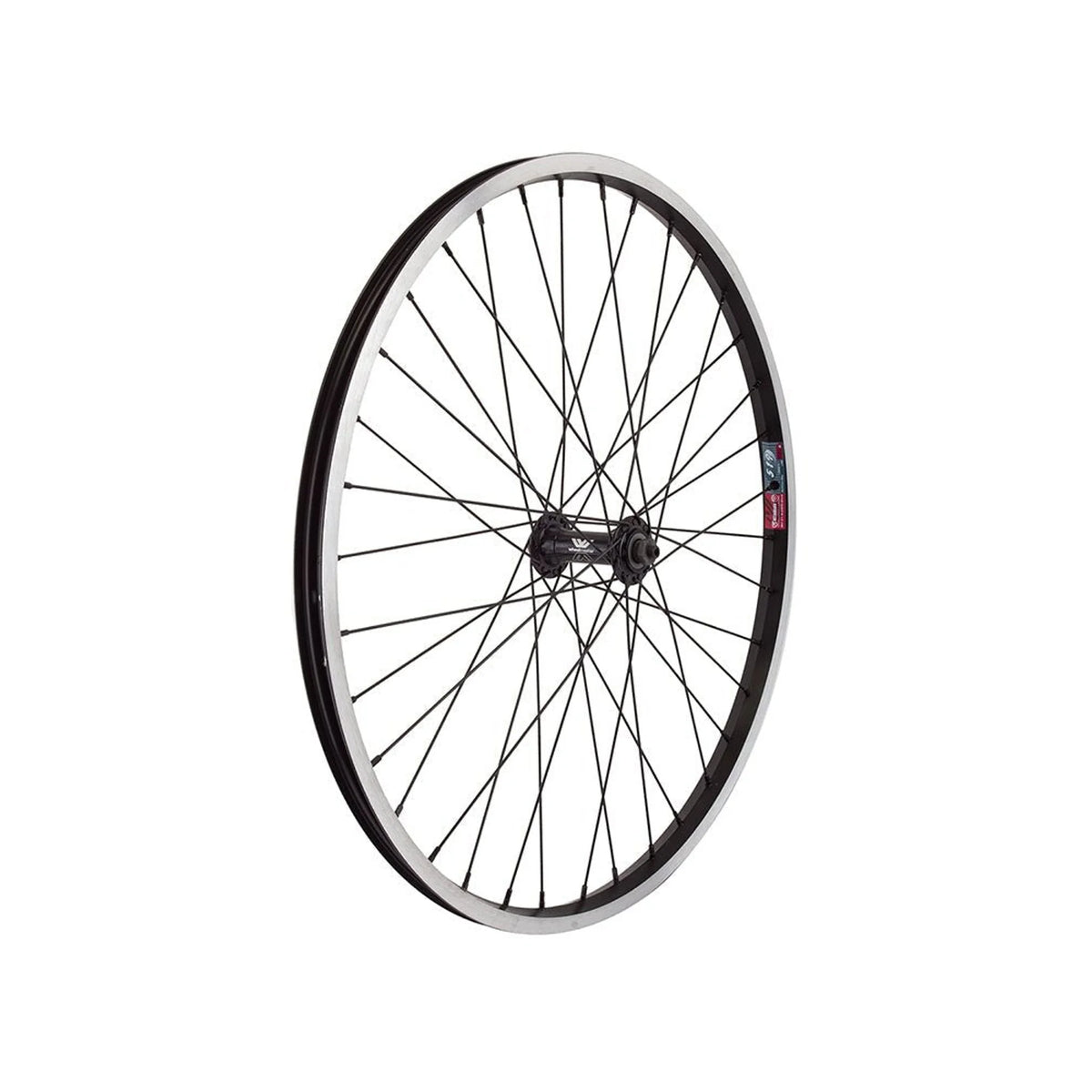 Wheelmaster 24" Alloy Mountain Front Wheel – Quick Release, Black (Bicycle Wheels) – studio product photo