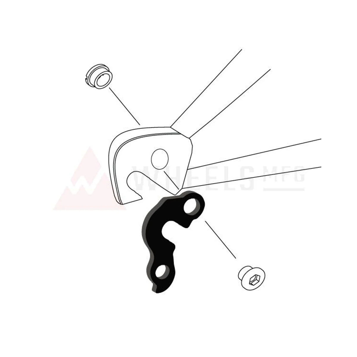 Wheels Manufacturing Derailleur Hanger - 24 (Derailleur Hangers) – showcase image