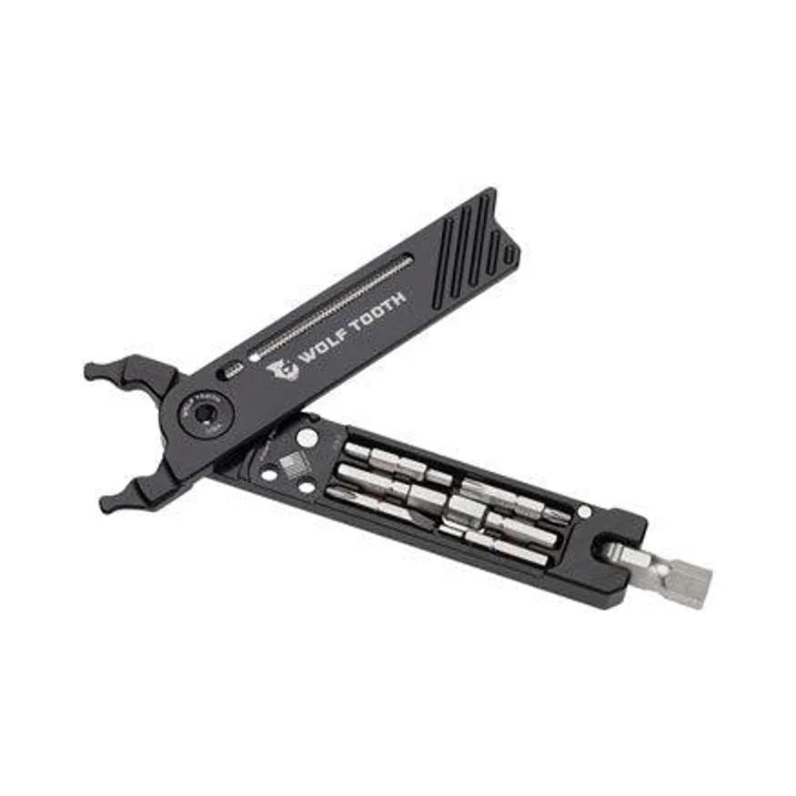 Wolf Tooth 8-Bit Pliers, Black Bolt (Bike Multi-Tool) – close-up detail