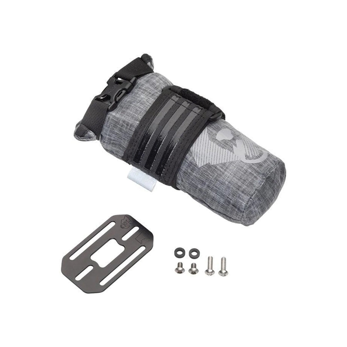 Wolf Tooth B-RAD TekLite Roll-Top Bag and Mounting Plate - 1L, Black (Bicycle Bags & Panniers) – close-up detail