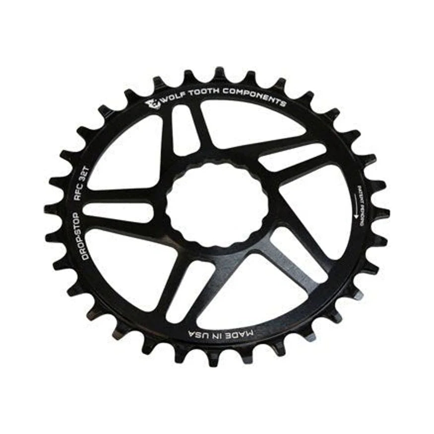 Wolf Tooth Direct Mount Chainring - 28t, RaceFace/Easton CINCH Direct Mount, Drop-Stop, 6mm Offset, Black – Wolf Tooth Direct Mount Chainring - 28t, RaceFace/Easton CINCH Direct Mount, Drop-Stop, 6mm Offset, Black (Bicycle