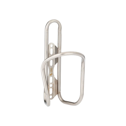 Wolf Tooth Morse Bottle Cage - Stainless Steel, Silver