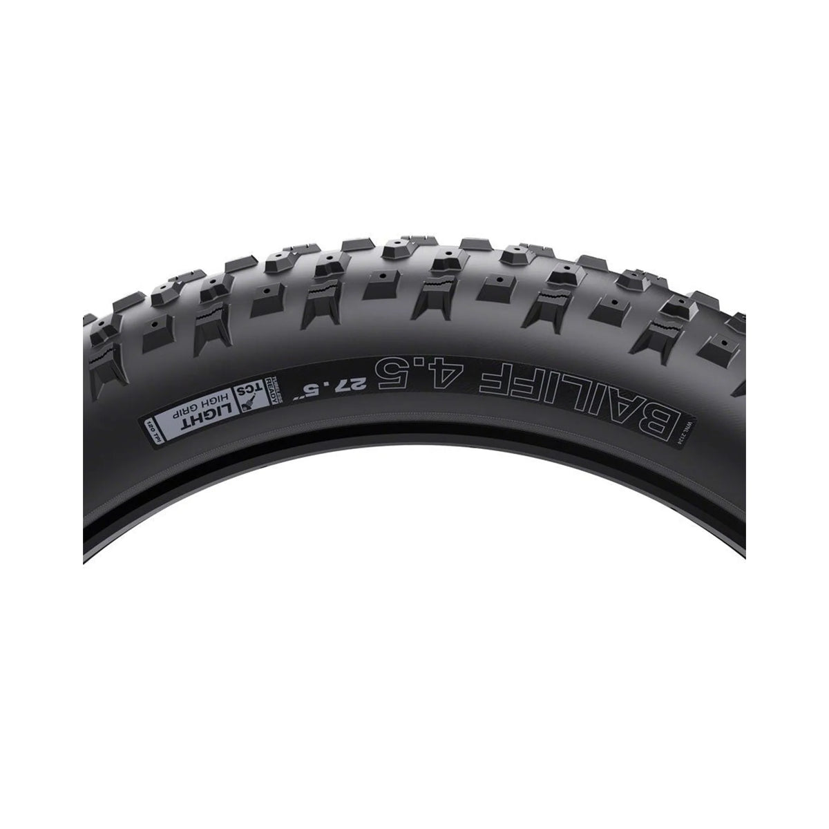 WTB Bailiff Tire - 27.5 x 4.5, TCS Tubeless, Folding, Black, Light/Fast Rolling, DNA (Bicycle Tires) – studio photo