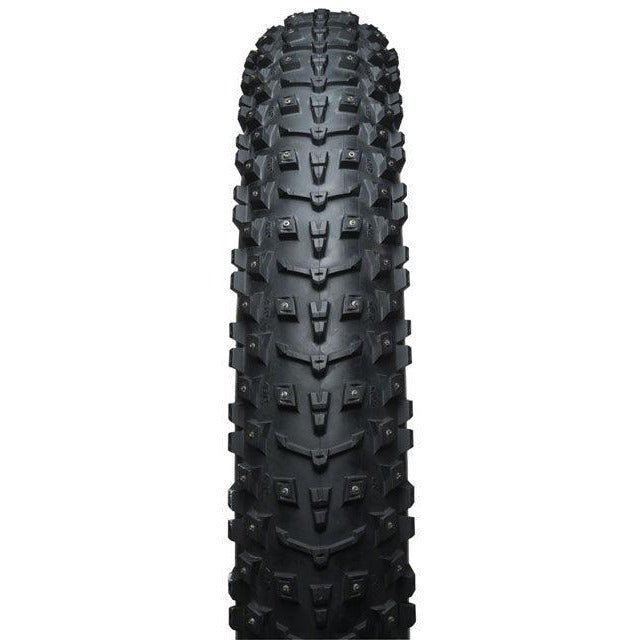 45NRTH Dillinger 5 Tire - 26 x 4.6, Tubeless, Folding, Black, 60tpi, 258 Carbide Steel Studs - Alaska Bicycle Center