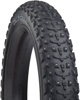 45NRTH Dillinger 5 Tire - 27.5 x 4.5, Tubeless, Folding, Black, 120tpi, 252 Concave Carbide Aluminum Studs - Alaska Bicycle Center