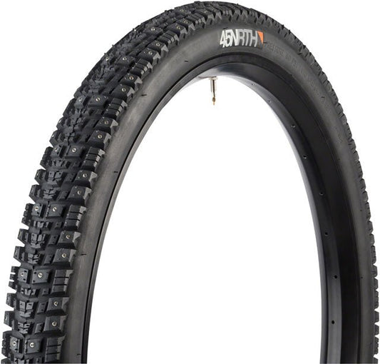 45NRTH Gravdal Tire - 26 x 2, Clincher, Steel, Black, 33tpi, 216 Carbide Steel Studs - Alaska Bicycle Center