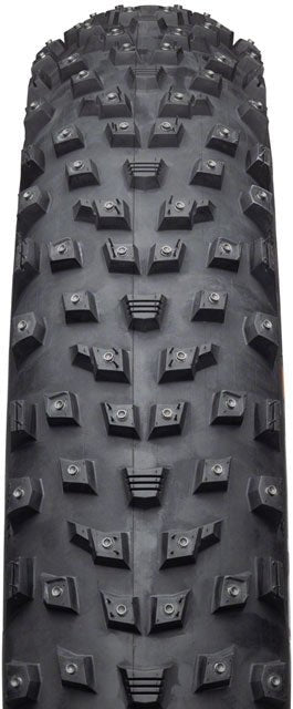 45NRTH Wrathlorde Tire - 26 x 4.2, Tubeless, Folding, Black, 120tpi, 300 XL Concave Carbide Aluminum Studs - Alaska Bicycle Center