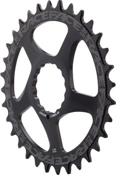 RaceFace Narrow Wide Chainring: Direct Mount CINCH, 34t, Black