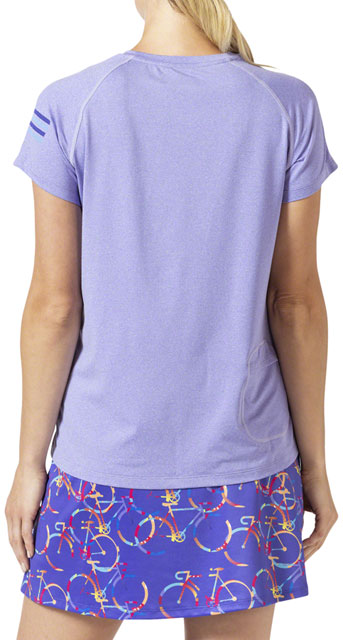 Terry Tech Tee - Flow, Iris/Block