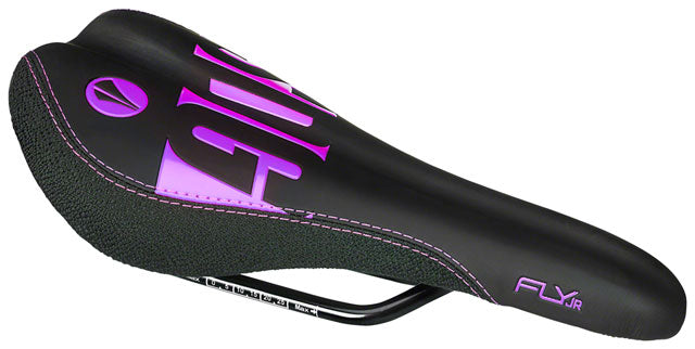 SDG Fly Jr Saddle - Neon Purple/Black