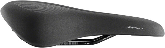 Selle Royal Forum Moderate Saddle - Steel, Black, Men's