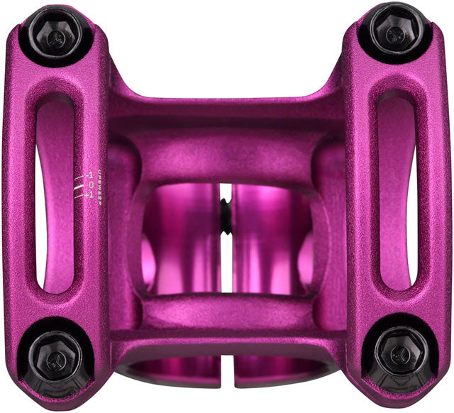 Spank SPLIT 35 Stem - 40mm, 35mm Clamp, 0 Degree, 1-1/8", Purple