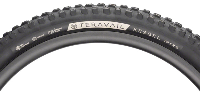 Teravail Kessel Tire - 29 x 2.6, Tubeless, Folding, Black, Durable