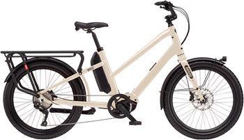 Benno Boost E Class 3 Etility Ebike - Bosch Performance Line Sport, 400Wh, Step-Through, Bone Gray, One Size - Alaska Bicycle Center