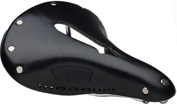 Brooks B17 Carved Saddle - Steel, Black, Women's - Alaska Bicycle Center