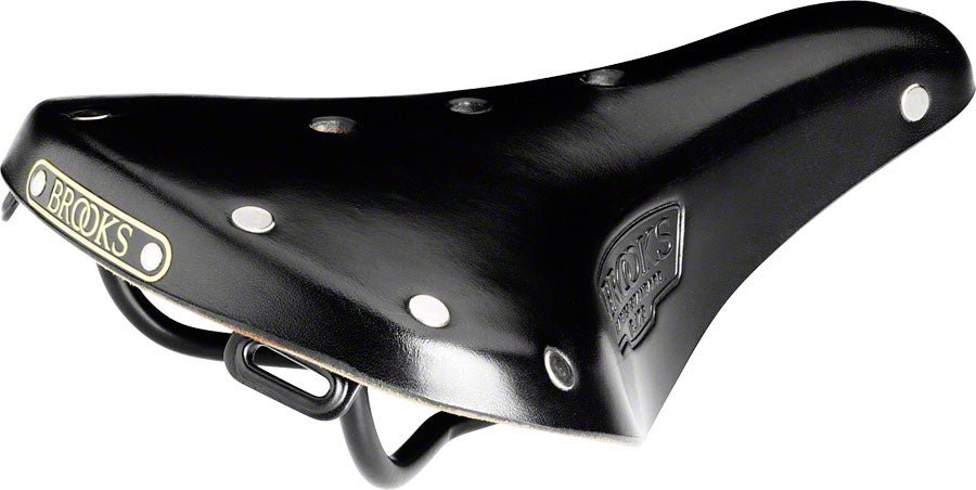 Brooks B17 Standard Saddle - Steel, Black, Women's - Alaska Bicycle Center