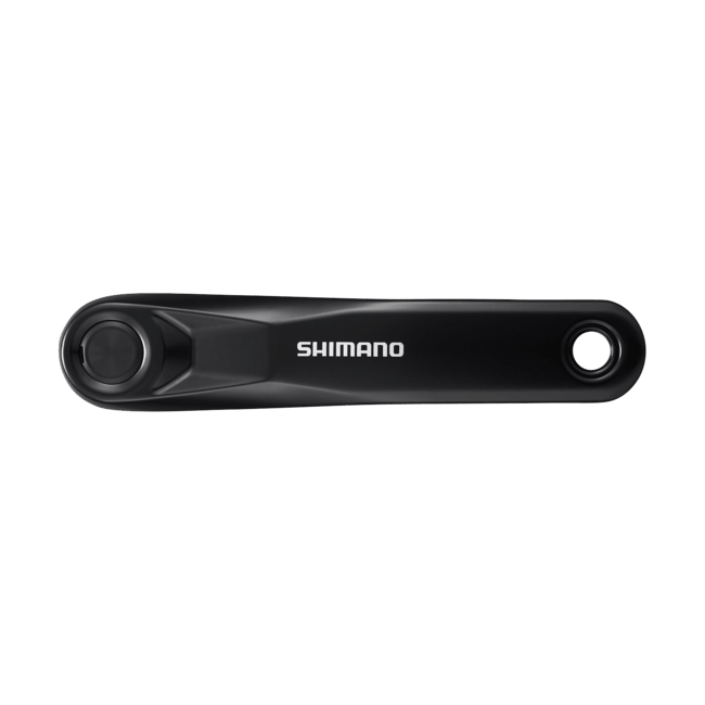 Shimano STEPS FC-E5010 Ebike Crank Arm Set - 170mm, Square Taper JIS Spindle Interface, Black