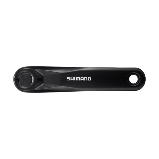 Shimano STEPS FC-E5010 Ebike Crank Arm Set - 170mm, Square Taper JIS Spindle Interface, Black