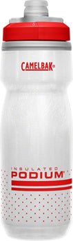 Camelbak Podium Chill Water Bottle - 21oz, Fiery Red/White - Alaska Bicycle Center