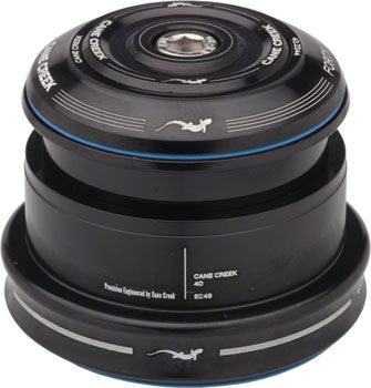 Cane Creek 40 ZS44/28.6 / EC49/40 Tapered Headset, Tapered Steerer Black - Alaska Bicycle Center