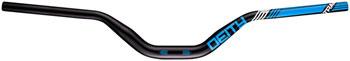 Deity Components Highside Riser Handlebar - 80mm Rise, 760mm Width, 31.8mm Clamp, Blue - Alaska Bicycle Center