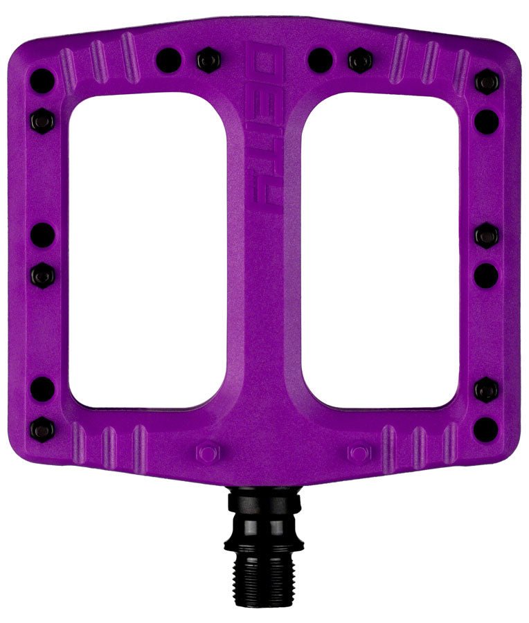 DEITY Deftrap Pedals - Platform, Composite, 9/16", Purple - Alaska Bicycle Center