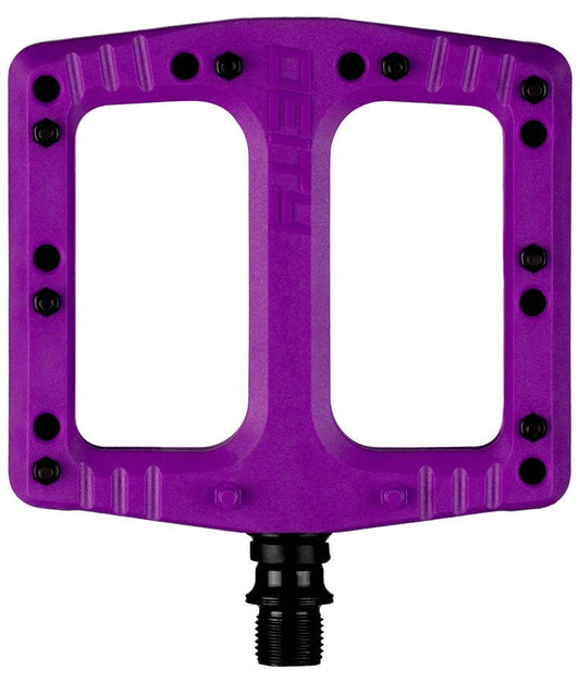 DEITY Deftrap Pedals - Platform, Composite, 9/16", Purple - Alaska Bicycle Center