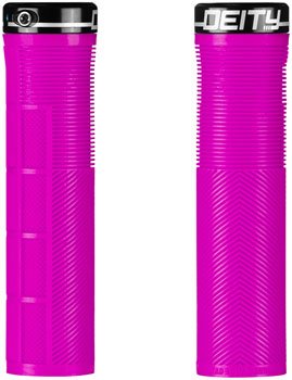 DEITY Knuckleduster Grips - Pink - Alaska Bicycle Center