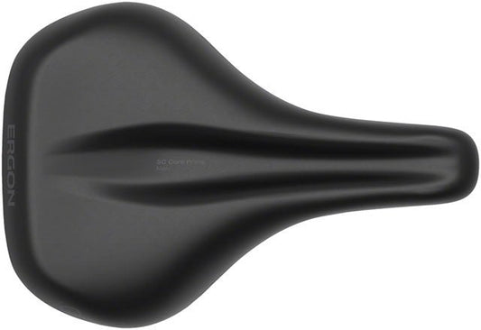 Ergon SC Core Prime Saddle - Black/Gray, Mens, Small/Medium - Alaska Bicycle Center