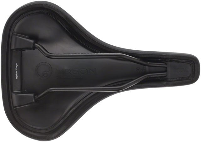 Ergon ST Gel Saddle - Chromoly, Black, Women's, Medium/Large - Alaska Bicycle Center