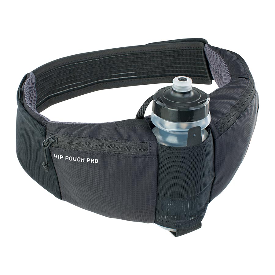 EVOC, Hip Pouch Pro + Drink Bottle, Bag, 1.5L, Black - Alaska Bicycle Center
