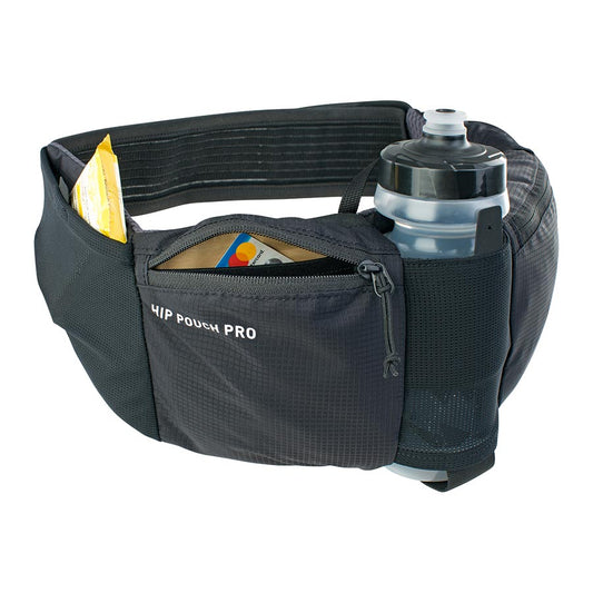 EVOC, Hip Pouch Pro + Drink Bottle, Bag, 1.5L, Black - Alaska Bicycle Center