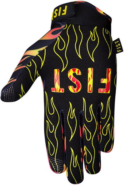 Fist Handwear Flaming Hawt Gloves - Multi-Color, Full Finger - Alaska Bicycle Center