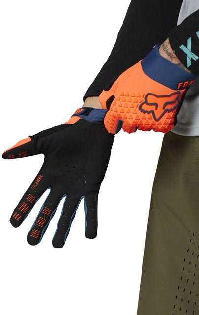 Fox Racing Defend Youth Glove - Atomic Punch, Full Finger, Large - Alaska Bicycle Center
