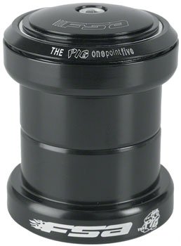 Full Speed Ahead Big Fat Pig 1.5" Threadless Headset, Black - Alaska Bicycle Center